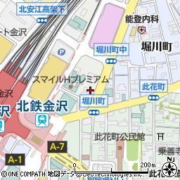 四季彩 SHIKISAI 金沢駅前店周辺の地図