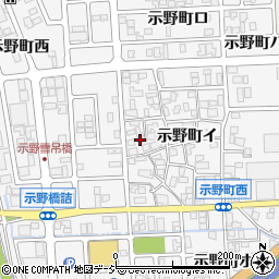石川県金沢市示野町イ71周辺の地図