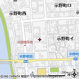 石川県金沢市示野町ト周辺の地図