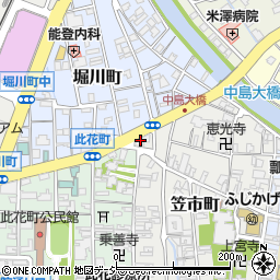 北國銀行笠市支店周辺の地図