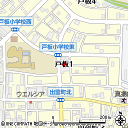 〒920-0068 石川県金沢市戸板の地図