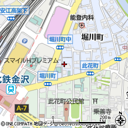 石川県金沢市堀川町5-4周辺の地図
