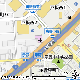 石川県金沢市戸板西2丁目1周辺の地図