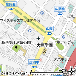 北國銀行本店周辺の地図