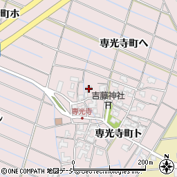 石川県金沢市専光寺町ト29-1周辺の地図
