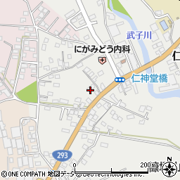 栃木県鹿沼市仁神堂町348-1周辺の地図