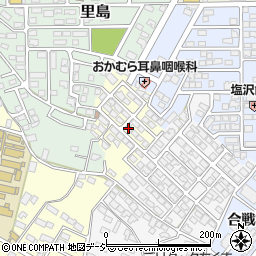 長野県長野市篠ノ井布施高田（里島団地）周辺の地図