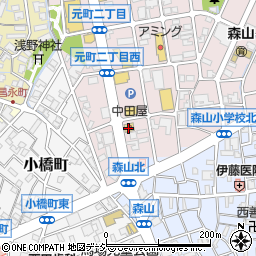 中田屋元町店周辺の地図