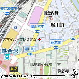 石川県金沢市堀川町5-6周辺の地図