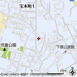 栃木県宇都宮市宝木町1丁目89周辺の地図