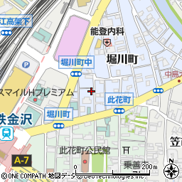 石川県金沢市堀川町5-20周辺の地図