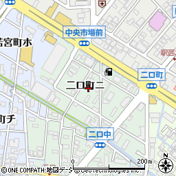 石川県金沢市二口町ニ周辺の地図