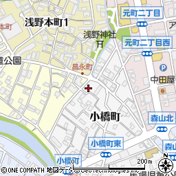 石川県金沢市小橋町12-15周辺の地図