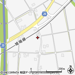 富山県南砺市田尻193周辺の地図