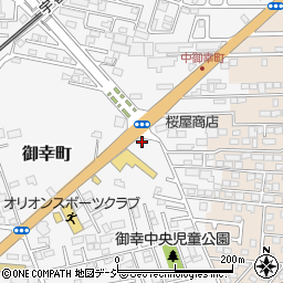 ホンダカーズ栃木　御幸店周辺の地図
