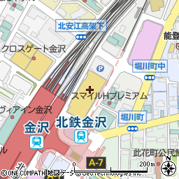 上海バール 金沢フォーラス店周辺の地図