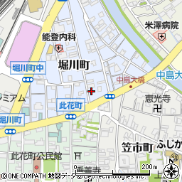 石川県金沢市堀川町9-3周辺の地図