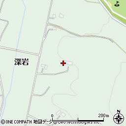 栃木県鹿沼市深岩216周辺の地図
