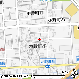 石川県金沢市示野町イ39周辺の地図