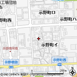 石川県金沢市示野町イ53-2周辺の地図