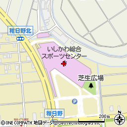 いしかわ総合スポーツセンター周辺の地図