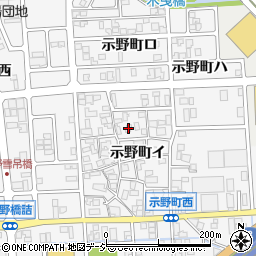 石川県金沢市示野町イ41周辺の地図