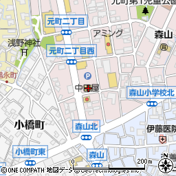 マクドナルド金沢元町店周辺の地図