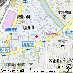 石川県金沢市堀川町9-5周辺の地図