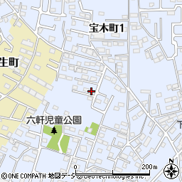 栃木県宇都宮市宝木町1丁目80-32周辺の地図