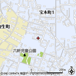 栃木県宇都宮市宝木町1丁目80-25周辺の地図