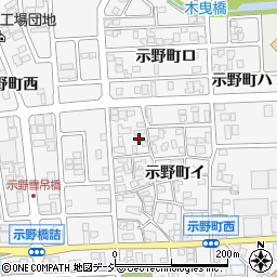 石川県金沢市示野町イ45周辺の地図