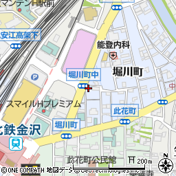 焼肉いちぼ 金沢駅前店周辺の地図