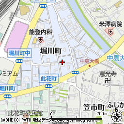 石川県金沢市堀川町9-6周辺の地図
