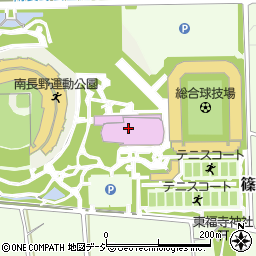 南長野運動公園体育館・プール周辺の地図