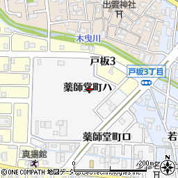 石川県金沢市薬師堂町ハ周辺の地図