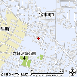 栃木県宇都宮市宝木町1丁目80-22周辺の地図