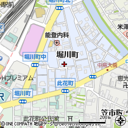 石川県金沢市堀川町23-50-2周辺の地図