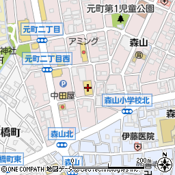 キリン堂金沢元町店周辺の地図