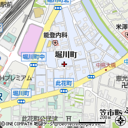 石川県金沢市堀川町23-50-1周辺の地図