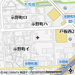 石川県金沢市示野町ニ16周辺の地図
