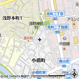 大東電材金沢支店周辺の地図
