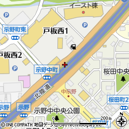 石川県金沢市示野中町（イ）周辺の地図