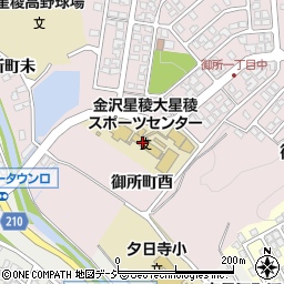 石川県金沢市御所町酉周辺の地図