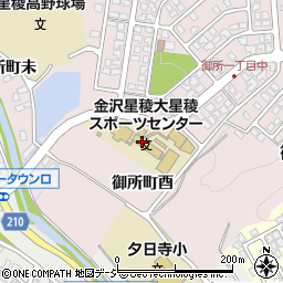 石川県金沢市御所町（酉）周辺の地図