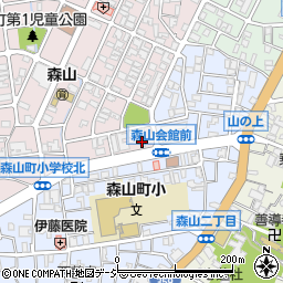 奥野菓子店周辺の地図