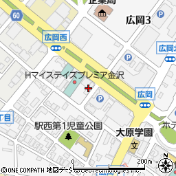 株式会社リンクス　金沢営業所周辺の地図