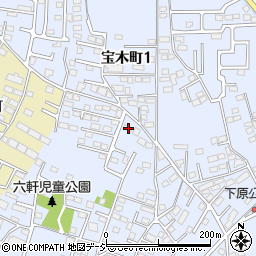 栃木県宇都宮市宝木町1丁目80-6周辺の地図