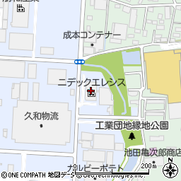 日本電産エレシス周辺の地図