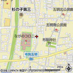 長野県長野市篠ノ井布施五明206周辺の地図