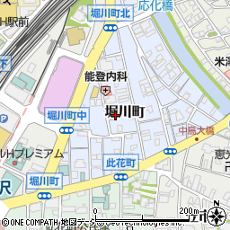 石川県金沢市堀川町24-9周辺の地図